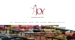 Desktop Screenshot of joywineandspirits.com